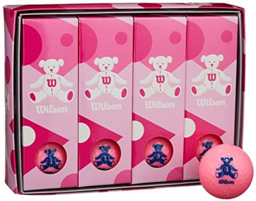 Wilson(ウイルソン)(ウィルソン)ゴルフボールBEAR4ダースピンク
