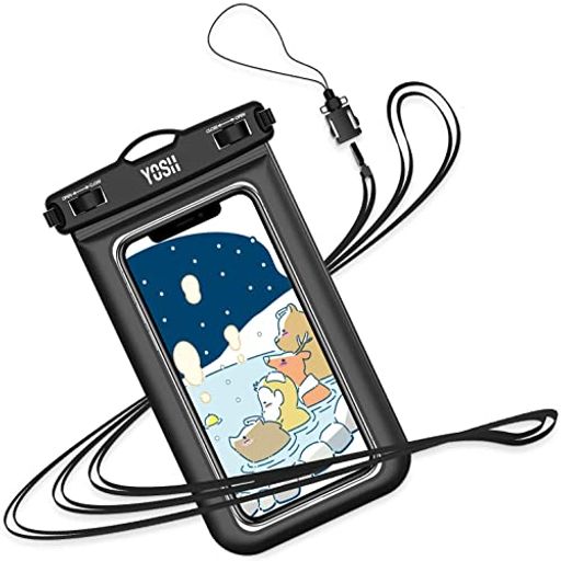 YOSH防水ケーススマホ用最大7インチ対応Iphone12mini12シリーズAndroid携帯に対応IPX8お風呂用水中撮影タッチ可顔認証風呂水泳釣り海プール旅行雨