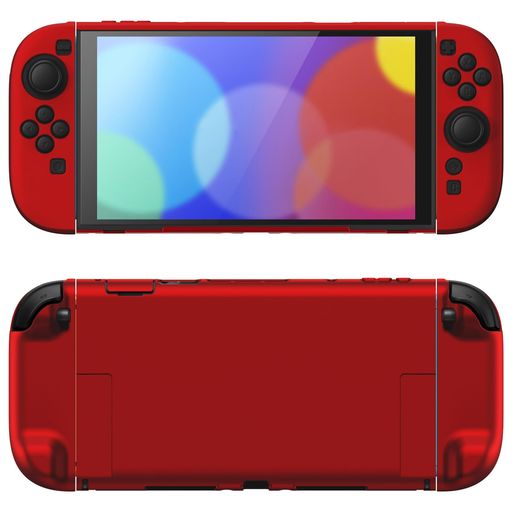 Switch2専用設計:Nintendo Switch 2にぴったりフィットする専用設計。シェルを取り替えることなく、テーマに沿った保護とスタイルを実現。ボタンカバーまでカラーコーディネートされており、統一感のある見た目に。 快適なグリップ設計:ジョイスティック下部に人間工学に基づいたサポートを追加し、長時間の携帯モードでも手が疲れにくい設計。独自のグリップ構造により、Joy-Conがしっかり固定されます。 ドック対応&amp;フルアクセス:精密なカット加工により、ケースを装着したままswitch 2ドック接続・充電が可能。各種ポート・ボタン・排気口にも完全アクセス。Joy-Conの着脱もスムーズです。 優れた保護性能:衝撃吸収性と耐傷性に優れたPC素材を使用し、日常使用での衝突・落下・擦り傷・埃から本体をしっかり保護。Switch 2を長く美しく保ちます。 充実の保護セット:角度調整可能な折りたたみスタンド(内蔵キックスタンドの代替)、親指グリップ2個、テーマに合わせたカードスロットカバーがセットになっており、デザインと機能の両立を実現。