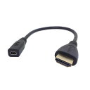CHENYANG マイクロHDMI - HDMIアダプターケーブル タブレット&携帯電話用 20CM(2)