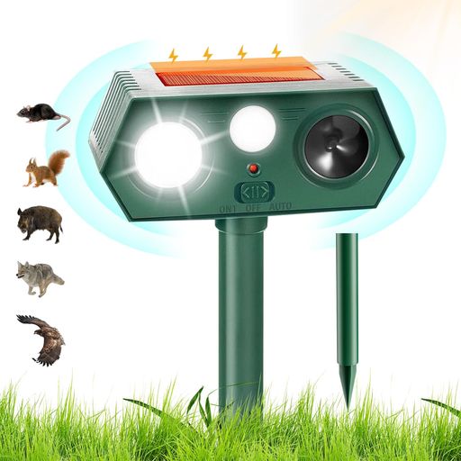 猫よけ超音波動物撃退器【2025アップグレード版】猫除け超音波害獣撃退害獣対策器鳥よけ動物対策器猫退治犬よけネズミ除け鳥除け猫撃退猫退治犬除け畑/庭保護差し込み&壁掛け型の両用…