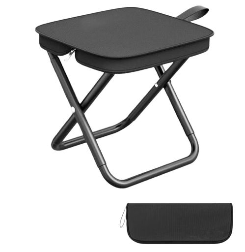 Chairs - 折りたたみ椅子アウトドアチェアコンパクト持ち運び便利キャンプ軽量耐荷重120kg釣りBBQ登山運動会野外折りたたみキャンプ収納簡単屋外用室内簡易椅子ブラック(ブラック約W26.5xD30xH32cm)