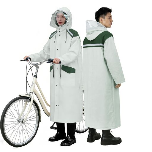 Rain Wear - [KINGLEAD]レインコート自転車リュック対応【超軽量二重透明レインバイザー付き】バイク通勤レインウェアレディースカッパ防水防風豪雨対応通勤通学ポンチョ男女兼用反射条・収納袋付…