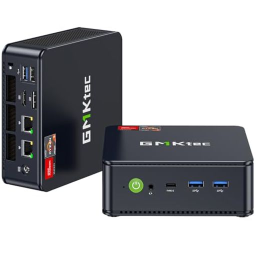 GMKtec M6 Ultra ミニPC,AMD Ryzen 7640HS (6850U/6800Hより高性能),最大5GHz,128GB+8TB SSD(拡張可能) 高性能ミニPC,3画面・8K対応,デュアル2.5GbE LAN・USB4・Win11