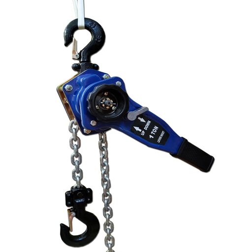 樂天商城 - チェーンブロックレバーホイスト1ton3m1000kgチェーンブロックガッチャ荷締め機牽引機チェーンローラー荷締機チェーンホイスト固定工具【1T/3m】