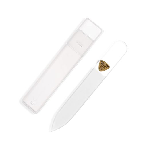 【チェコガラス製】爪やすり&爪磨きの1本2役ファイル&シャインで爪ピカピカにボヘミアンガラス使用・水..