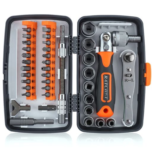 J&Tセット工具 ドライバーセット 六角ねじスパナ特集 六角ねじ・十字ネジ・-・型・Y型・U型・米字型 回す方向調整 方向曲がり 延長可能 自由組み合わせドライバーセット (38IN1 精密ドライバーセット)