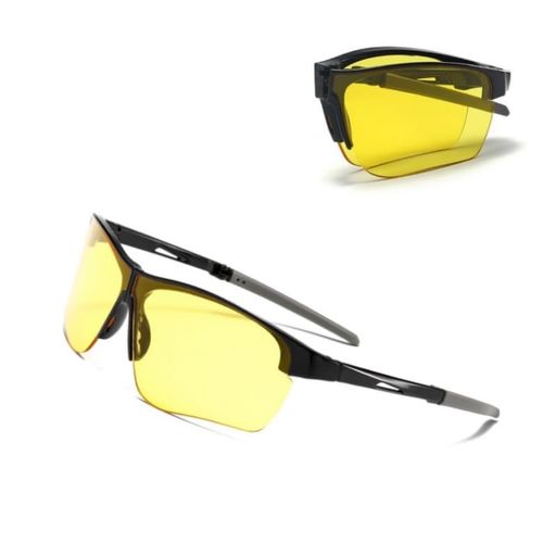 [FEISEDY]サングラススポーツサングラス折り畳みUV400紫外線カット防風ゴーグル超軽量自転車運転用夜間..