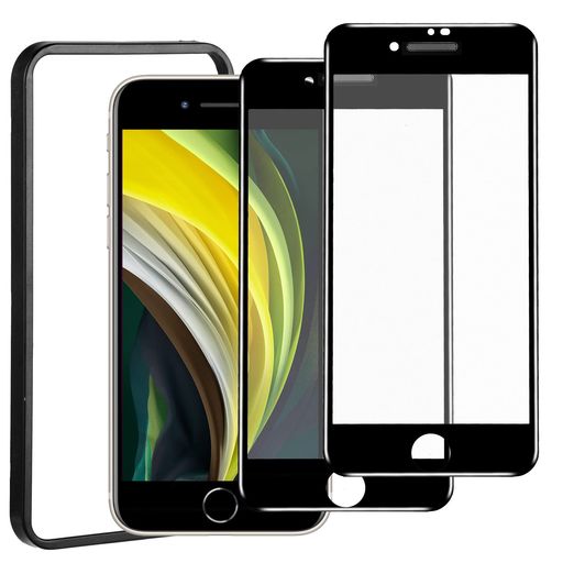 Rakuten - iPhone SE3 ガラスフィルム アンチグレア【2枚セット】 iPhoneSE第3世代 ガラスフィルム さらさら アイフォンSE3 保護フィルム iPhoneせ3 用 画面 保護 シート 強化ガラス【貼り付け簡単/ガイド枠…