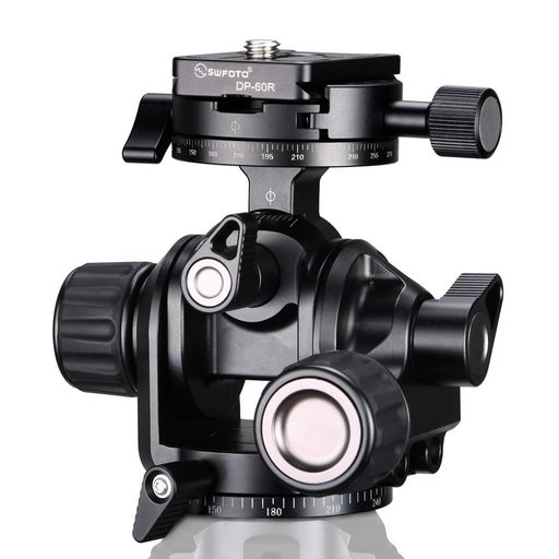 SWFOTO GH-PROギア雲台三脚パノラマ雲台耐荷重5KGまで建築風景写真に最適。