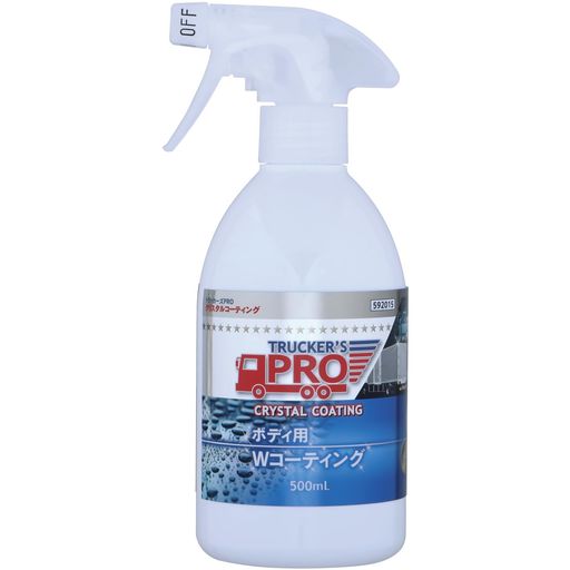 ジェットイノウエ(JetInoue)トラッカーズプロクリスタルコーティング500ml592015ボディ用Wコーティング剤親水 撥水効果ガラスケイ素系配合ガラス系コーティング剤