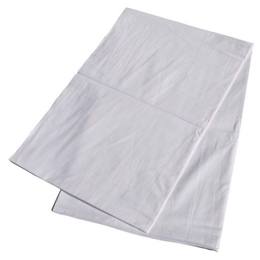 【本体サイズ】250cmx150cm【包装のサイズ】横23cmx縦34cmx高さ4cm フラットシーツ(敷きシーツ)150cmx250cmの一枚布です。 本商品はホテルや旅館などで業務用として使用されておりますので、店頭販売されていない商品です。 多少たたみジワが御座います。業務用ならではの梱包方法ですので、ご了承ください。