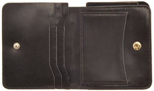 クラフト社 レザークラフト用半製品 財布 フリーファスナー札入 11×18.5CM 焦茶 4539-04