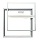 ダイケンホーム床点検口気密タイプ15mmフロア用SHW345型シルバー