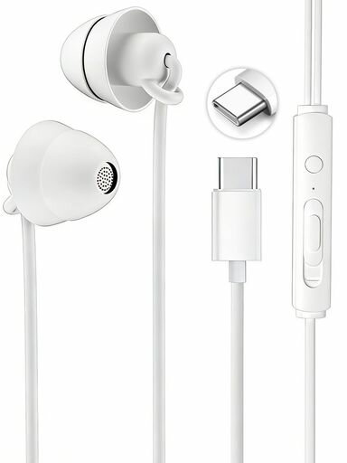 樂天商城 - 【iPhone17対応】イヤホン寝ながら睡眠用イヤホンタイプc寝ホン有線音質良い超軽量超小型超快適外部ノイズ遮断柔軟性高リモコンマイク付き安眠仕事勉強通勤通学適用iPhone