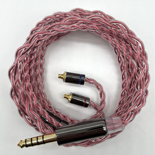 【JSHiFi-Kasumi】リケーブル銀メッキ交換ケーブル イヤホンアップグレードケーブ...