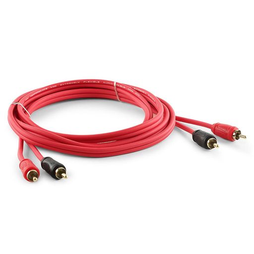 中道 RCA 無酸素銅 (OFC) ケーブル 2 オス - 2 オス オーディオ ステレオ サブウー...