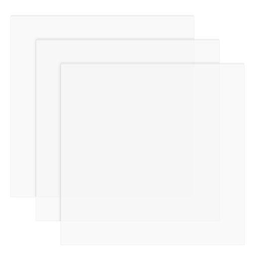 BENECREAT3枚シリコンシート白色204x200mmシリコンゴムシート厚さ1mm耐熱シリコンマットキズ防止滑り止め