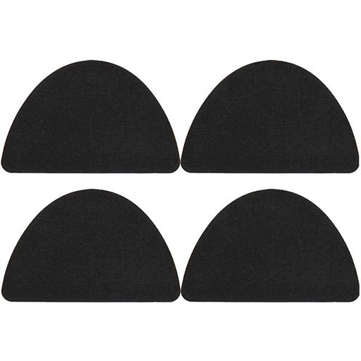 靴修理スニーカーランニングシューズスケボーシューズ穴の防止かかと補修パッチShoeRepairKit(Black)