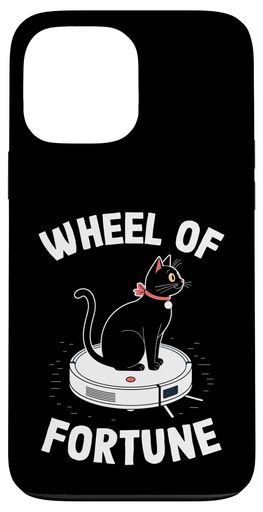 WheelOfFortuneCatOnRobot掃除機猫スマホケースiPhone13ProMax用