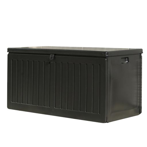さまざまなシチュエーションで活躍する収納BOX 270L ベンチとしても使用可能(耐荷重100kg)防水タイプ(大雨時除く)真空成型 底板に荷物を置いた状態で持ち上げる際は収納物の重量は50kgまで(クロスバー付き) サイズ:幅109x奥行51.5x高さ55cm、本体重量:5.4kg 本体重量:5.4kg 素材・材質:ポリプロピレン