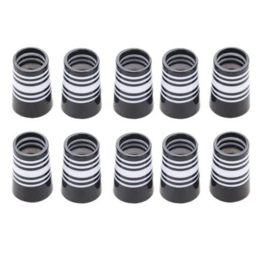 MUXSAMゴルフソケット10個セットフェルールセルシャフトスリーブアイアンリシャフト(カラー:白/黒)