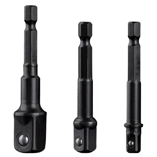 樂天商城 - KDSSYFTソケットアダプター3本セットインパクト用ソケットビット六角軸インパクトドライバーソケットインパクトレンチアダプター差込角タイヤ交換自動車修理電動ドリル用