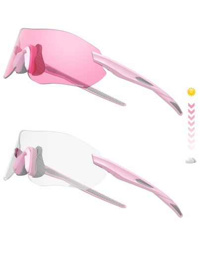 樂天商城 - [Innerking]スポーツサングラス調光サングラス野球登山釣り自転車ドライブバイクゴルフテニススポーツ超軽量TR90UV400可調節鼻パッド紫外線防止メンズレディース男女兼用