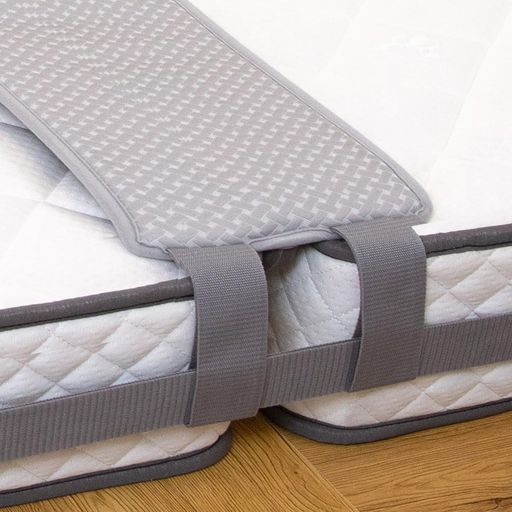 樂天商城 - Qucoverすきまパッドワイド幅30cmマットレスバンド隙間パッド+マットレスベルト2点セット隙間埋めズレ防止連結固定ベルト10m可調整日本語取付説明書付き(グレー(幅30cm))