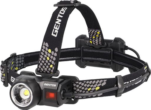 GENTOS(ジェントス) LED ヘッドライト USB充電式 【明るさ780ルーメン/実用点灯2時間/後部認識灯】 専用充電池または単3形電池3本 (別売り) 使用 アストラム HLIA-4704H