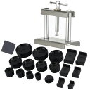 TICFROG腕時計工具時計閉め器時計裏蓋閉め器裏蓋ガラス閉め電池交換時計の修理裏蓋外しコマセットメンテナンス腕時計用工具ステンレス素材、強い耐久性18種類のサ...