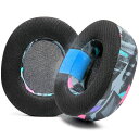 WCFreeZeNovaProWireless-WickedCushionsによるSteelSeriesArctisNovaProWireless用ハイブリッドファブリック冷却ジェル交換用イヤーパッド、耐久性、厚さ、遮音性が向上