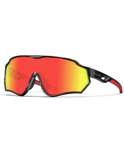 [BEACOOL] 偏光レンズ スポーツ サングラス 野球用 自転車 ...