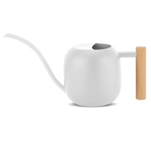 LanQiiじょうろ如雨露ジョウロ1200mlピッチャーウォーターポット木製ハンドルステンレス製植物園芸アンティーク調インテリアアウトドアおしゃれ観葉植物掃除水差し散水安定した散水が行…