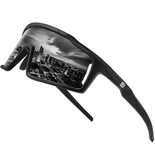 【偏光UV保護レンズ】-このスポーツサングラスは高品質のポリカーボネートレンズを使用しており、反射光や散乱光を排除し、紫外線から目を最大限に保護します。これらの偏光レンズは、最もリアルでカラフルな世界を表示できます。 【軽量で耐久性のあるフレーム】-このサイクリングサングラスフレームは軽量で耐久性のあるTR90素材で作られており、非常に軽量であるだけでなく、非常に耐久性があり、長持ちします。長時間のスポーツ活動でも不快感を感じません。 【スポーツ向けに設計】-このスポーツサングラスは幅広のレンズを備えており、より広い視野を提供するだけでなく、防風性も向上し、紫外線、ほこり、風から目を最大限に保護します。レンズの湾曲したデザイン空気抵抗が少ないので、乗馬、ランニング、野球、登山、レース、ゴルフ、釣りなどのアウトドアアクティビティに最適です。 【製品サイズ】-レンズ幅75mm|2.95インチ。レンズ高さ52mm|2.05インチ;鼻幅18mm|0.7インチ;テンプル長さ125mm|4.92インチ;フレーム幅150mm|5.91インチ。