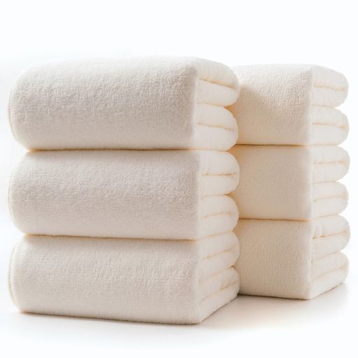 樂天商城 - バスタオルふわふわ大判[Lumimi6枚セットアイボリー70*140cm]ホテル仕様タオル吸水速乾柔らか肌触りエステタオル業務用サロンお風呂上がり耐久性バス用品