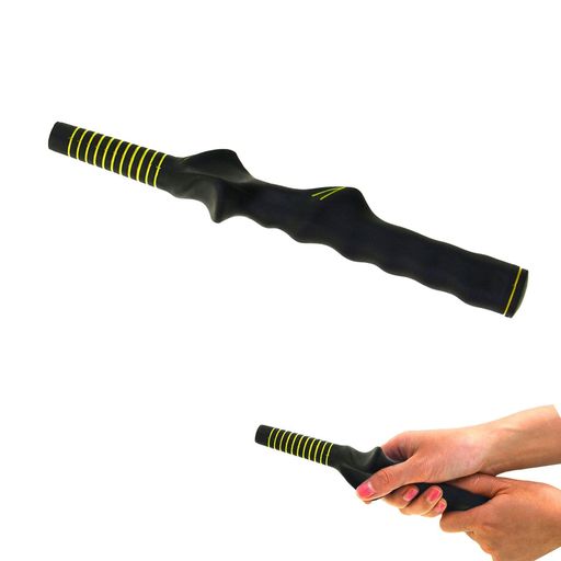 ゴルフグリップゴムゴルフクラブグリップゴルフ用グリップ右利き用穴径約8mm直径約8mm~9.15mmゴルフクラブに適用スイング矯正補助握り方の練習トレーニンググリップ初心者用ゴム滑り止…