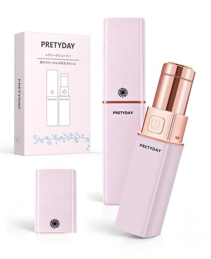 レディースシェーバー女性用シェーバーフェイスシェーバー電動ムダ毛処理顔剃り回...