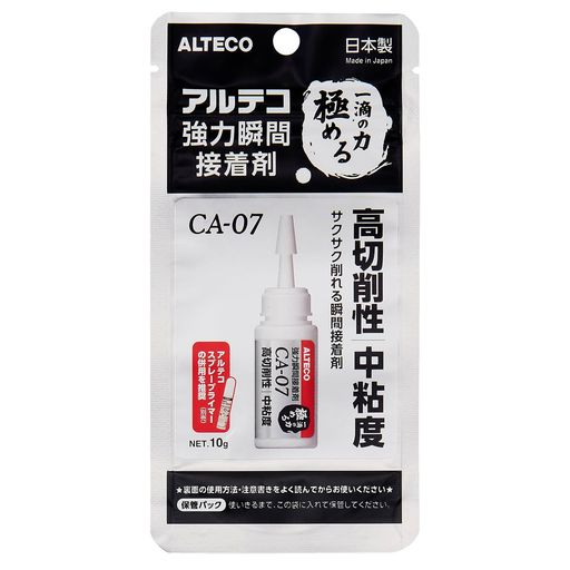 模型 容量:10g 接着素材:硬質プラスチック・合成ゴム・金属・木材 成分:シアノアクリレート