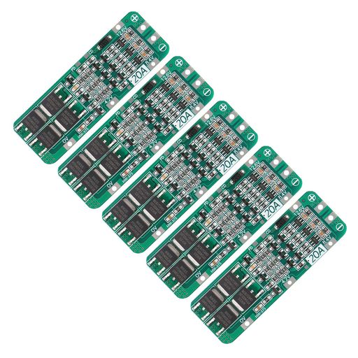 ACEIRMC 5個 3S 20A リチウムイオンリチウムバッテリー 18650 充電器 PCB BMS 保護ボード 12.6V モジュール