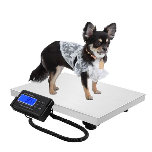 CGOLDENWALL隔測式デジタル台はかりペット体重計デジタルスケールLCD表示スケール100g~300Kg風袋引き猫/ペット/宅配便/小包/速達/星(塗り潰し)バッテリー別売り星(塗り潰し)(4.0)