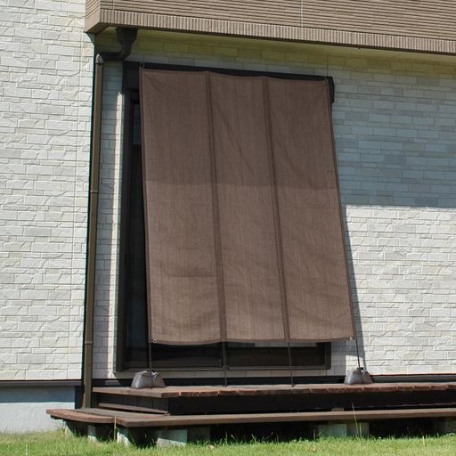 タカショー 日よけ 洋風タテス モカ 1.9x2.4m ポリエチレン GST 紫外線に強く破れにくい シェード サンシェード よしず GST-T240M