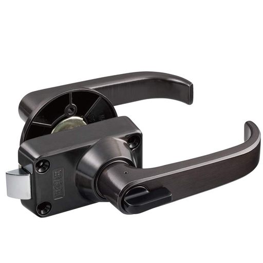 マツ六ECLEバリアフリーレバーハンドル錠トイレ用BS53mm外開き