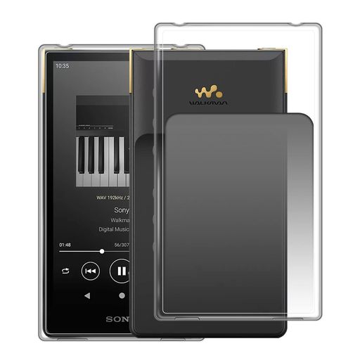 Audio - ForソニーウォークマンNW-ZX707ケースUbefuuカバー透明クリアソフトTPUケース耐衝撃弾力性全面保護薄型軽量