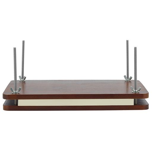 BENECREAT1セット竹製本プレス機長方形縫製紙クランプ約30x20cm多用途の丈夫な製本プレスポータブル木製ブックプレス製本ココナッツ・ブラウンブックプレ...