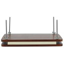 BENECREAT1セット竹製本プレス機長方形縫製紙クランプ約30x20cm多用途の丈夫な製本プレスポータブル木製ブックプレス製本ココナッツ・ブラウンブックプレ...