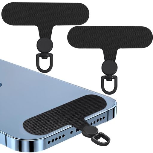 [ZXZone]ストラップホルダースマホストラップホールファブリックパッチネックストラップ外付け落下防止首掛け斜めがけ肩掛け首かけショルダー肩かけ携帯ストラップiphoneandroidスマホアク…