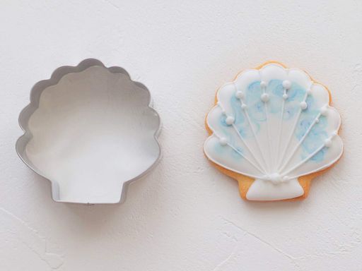 cottacottaマリンクッキー型ホタテシルバーW54xH53mm93708