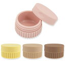 クリームジャー4個、マルチカラーシリコントラベルコンテナ、20mlの小さなシリコントラベルコンテナ、ローション、パウダー、ネックレス、イヤリング、ボディハンドクリーム用