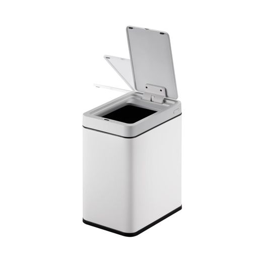 EKOゴミ箱自動開閉ブラビアスリムセンサービンホワイト7Lイふた付きインナーボックス有りUSB充電EK9230RGWH-7L
